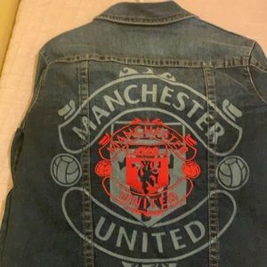 True religion X Manchester United jean jacket